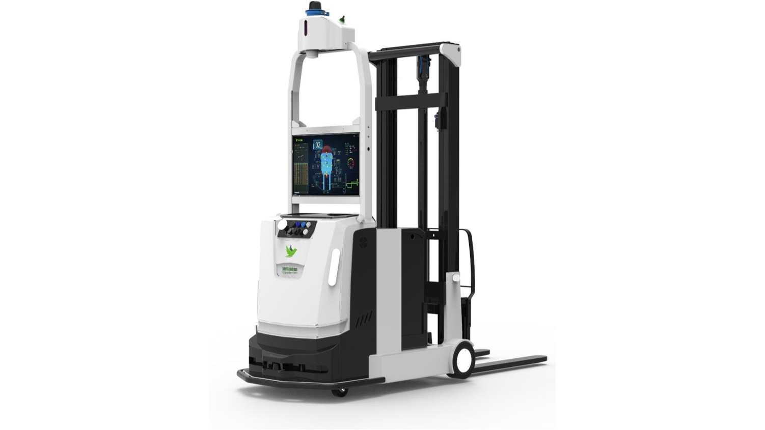 AGV机器人：積み上げ式フォークリフト